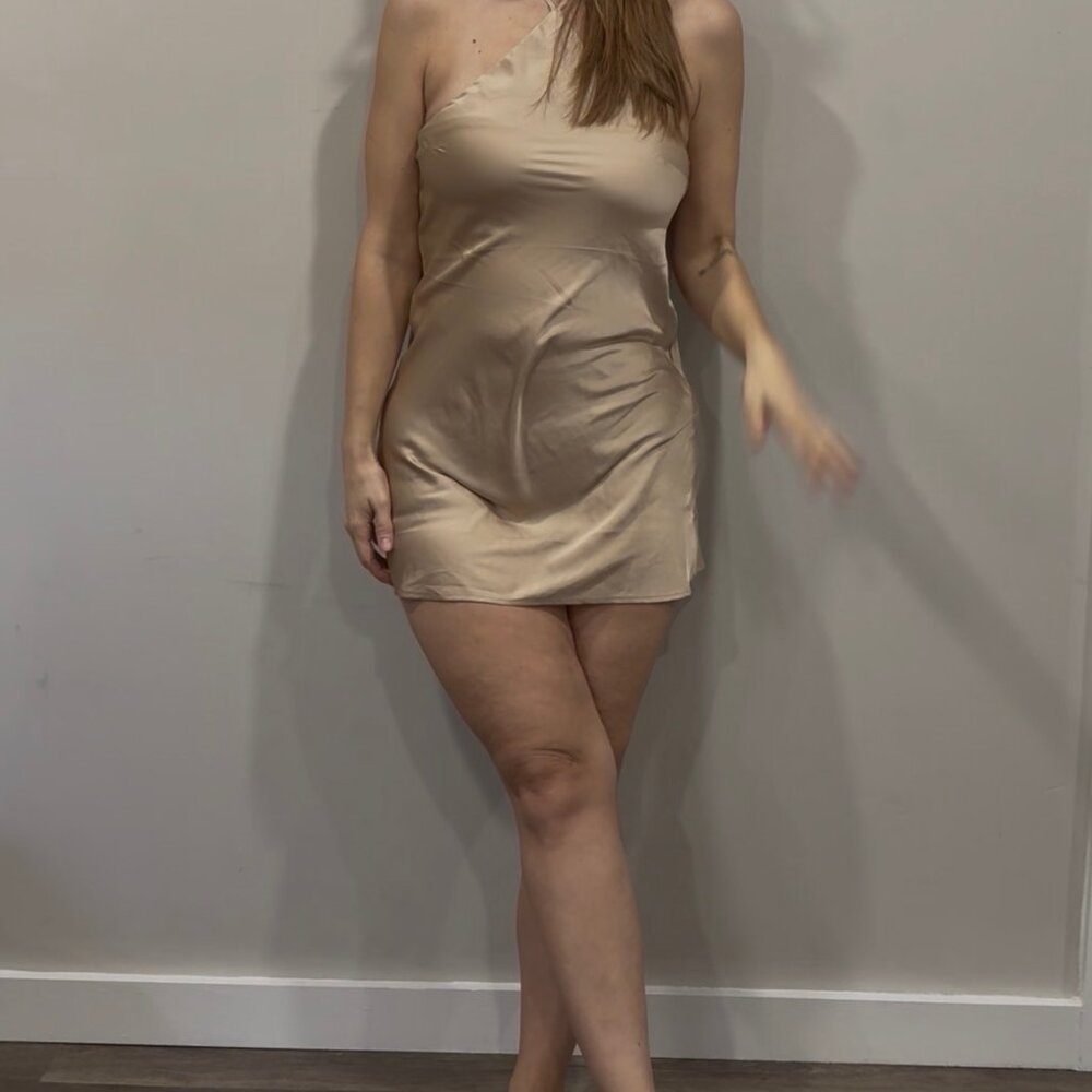 Forever 21 satin halter dress NWT small